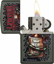 ジッポー オイルライター アメリカ加工 29054 LYNYRD SKYNYRD グリーンマット/送料無料メール便 ポイント消化_画像3