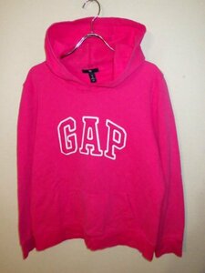 z8135GAP★ギャップ★ワッペン付スエットパーカー★サイズＬ★ＵＳＡ★人気★激安