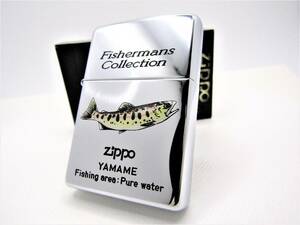 釣り フィッシング フィッシャーマンズコレクション ヤマメ エポキシ エッチング zippo ジッポ 1996年 未使用