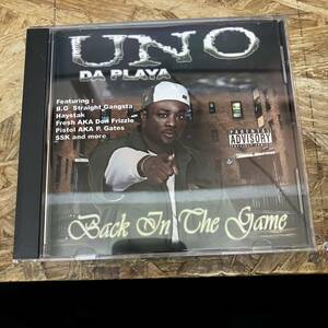 シ● HIPHOP,R&B UNO DA PLAYA - BACK IN THE GAME アルバム,G-RAP CD 中古品