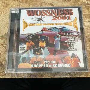 シ● HIPHOP,R&B WOSSNESS - THE ONLY WAY TO BEAT US TO CHEAT US SCREWED PART ONE アルバム,G-RAP CD 中古品