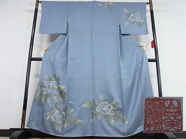 山口美術織物 西陣織 訪問着 総刺繍 飾花文 金糸 未使用 m-3s844