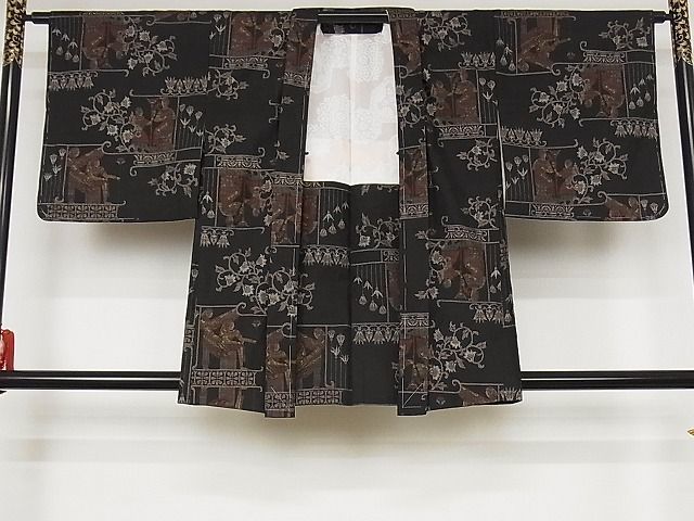 正絹 本場大島紬 道中着ロングコート(未使用品) 祝開店!大放出セール