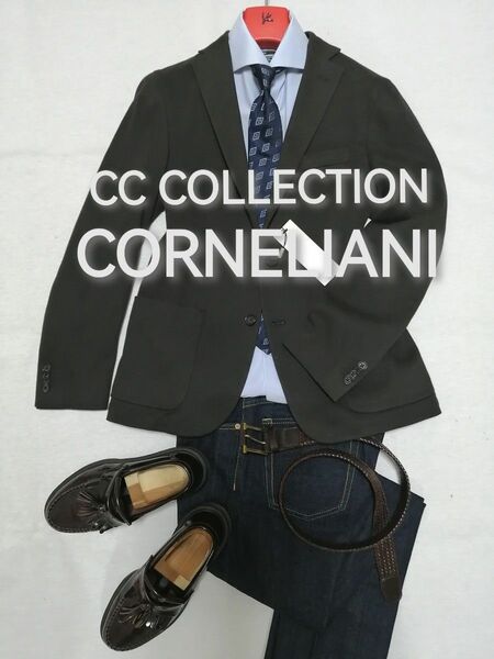 ★新品・メンズ★【CC COLLECTION CORNELIANI】50 濃茶　コルネリアーニ　