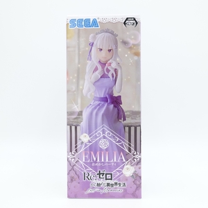 〇Re:ゼロから始める異世界生活 エミリア LostinMemoriesちょこのせプレミアムフィギュア EMILIA おめかしパーティ/9954