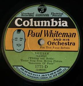 PAUL WHITEMAN AND HIS ORCH. COLUMBIA Louise/ Blue Hawaii