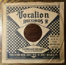 ◎SP/78 カンパニー・スリーヴ◎US VOCALION 主に#2000シリーズで使用されたもの 1930年代初頭_画像1