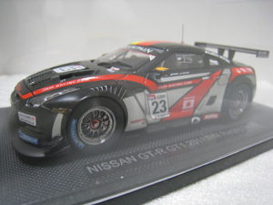 エブロ　44713　ニッサン　GT-R　GT1　2011　「　JRM　Racing　23号車　」　1/43