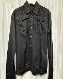 09AW ANN DEMEULEMEESTER アンドゥムルメステール コットンシャツ 極美品 XXS