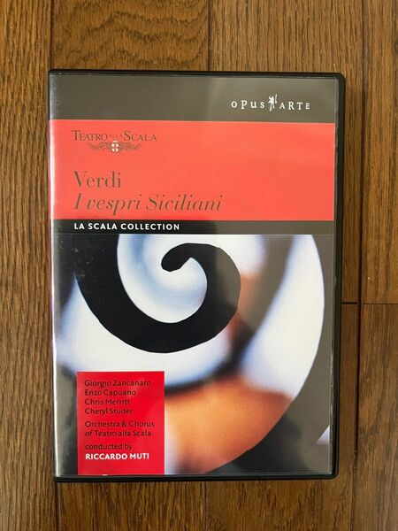 DVD ヴェルディ　歌劇「シチリアの晩鐘」ムーティ/スカラ座　1989年ライブ　日本語字幕なし