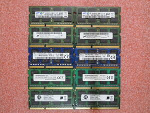 PC3L-12800S DDR3-1600 2Rx8 4GB 10枚セット #10695