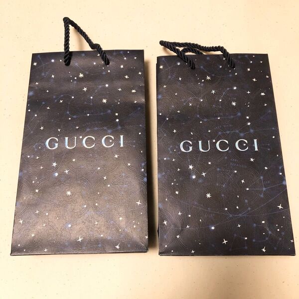 GUCCI グッチ ホリデー限定 紙袋 ショッパー 2枚セット ハイブランド