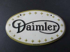  Jaguar Daimler1950 period grill badge *JAGUAR XKE* Daimler Double Six * Britain car *XJ*XF*XE* antique 