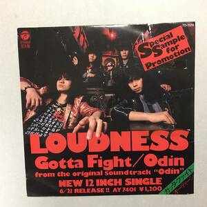 LOUDNESS GATTA FIGHT PROMO TD-1129