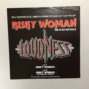 LOUDNESS RISKY WOMAN PROMO PS-1045