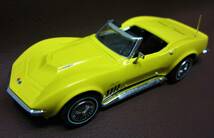 マッチボックス製★シボレー コルベットスティングレー1969 イエロー★CHEVROLET CORVETTE★MATCHBOX ULTRA1/43_画像2