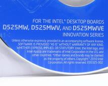 Intel Express Installer / ドライバ & ソフトウェアディスク / D525MW、MWV、MWVE用 送料無料_画像4