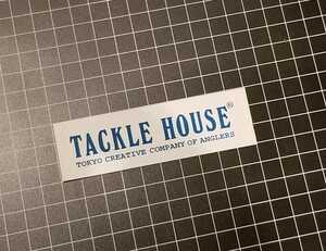 TACKLE HOUSE STICKER タックルハウス ステッカー　シール 小/台紙裏ダメージあり ローリングベイト K-TEN CONTACT コンタクト シーバス鱸