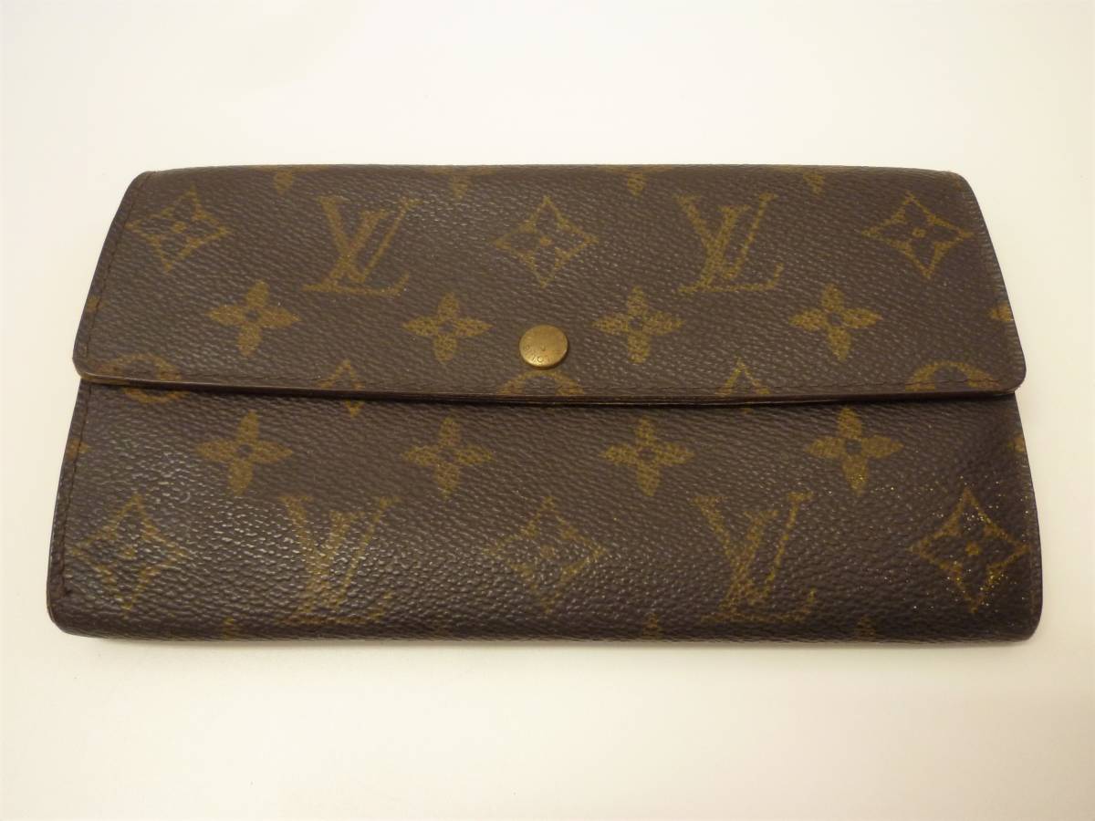 ヤフオク! -「louis vuitton モノグラム ポルトフォイユサラ旧型 長