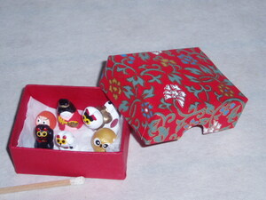  Kyoto legume doll [ legume . cat ( white & black ), legume ...,. heaven other 6tsu] gaily colored paper small boxed 