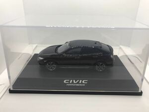 ホンダ カラーサンプル シビック ハッチバック 1/43 ミニカー　クリスタルブラック　FK7