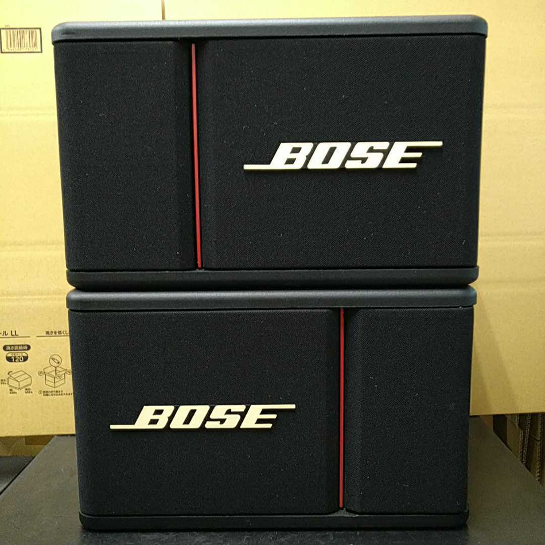 AD8 BOSE ボーズ スピーカー 301V LR 2本セット 1ペア 中古 点検動作品 シリアル番号違い ロゴ無し エッジ交換 家電、AV、カメラ オーディオ機器 BOSE