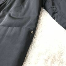 AIGNER アイグナー ロングコート 中綿コート ブラック 黒 大きいサイズ YA1459_画像5