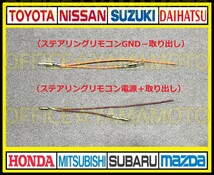 ギボシ付き マツダ24P メス コネクタ カプラ ハーネス ラジオ オーディオ ナビ 車速 リバース信号 アテンザ デミオ ボンゴ プレマシー e_画像7