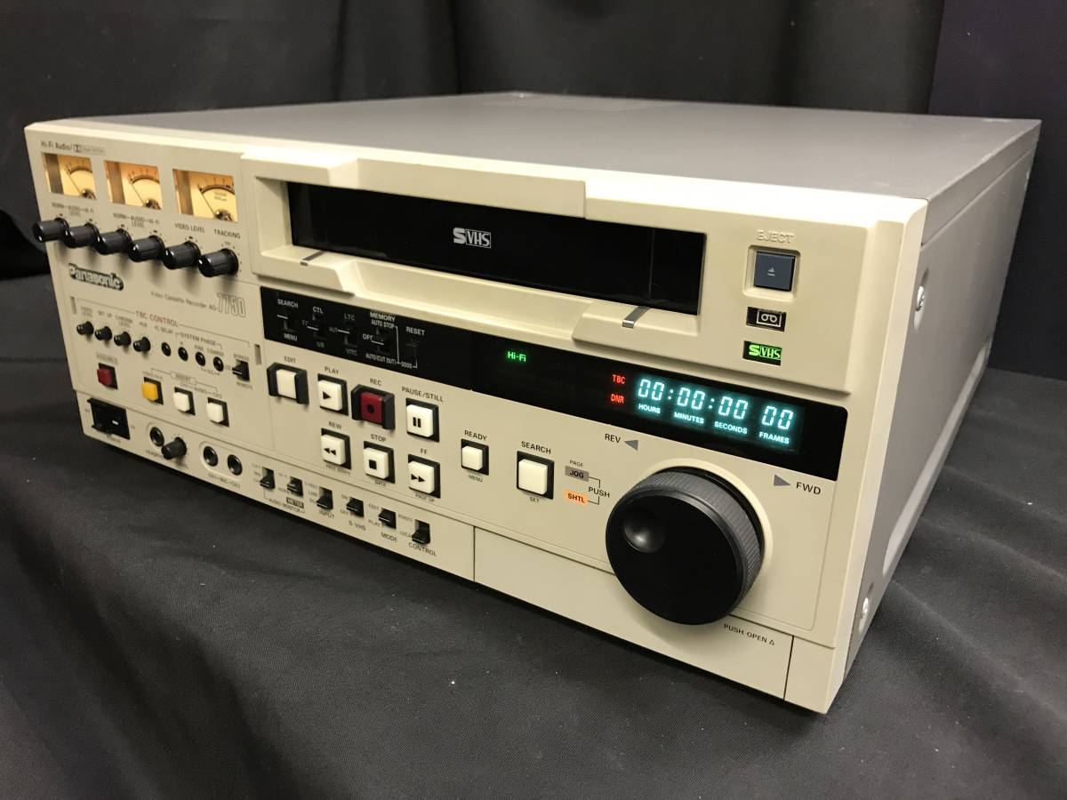 品】Panasonic AG-7750H S-VHS レコーダー パナソニック 業務用 AG