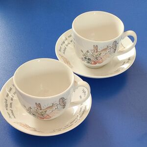 ウェッジウッド ピーターラビット カップ&ソーサー　2客セット WEDGWOOD