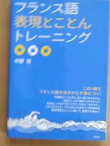 中野茂『フランス語表現とことんトレーンング』白水社 2013年