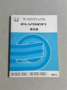 ★★★ Elysion RR1/RR2/RR3/RR4 Руководство по обслуживанию 04.05 ★★★