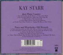 CD●KAY STARR Just Plain Country / Tears & Heartaches Old Records　輸入盤　ケイ・スター_画像2