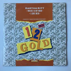 230116●Eartha Kitt - Where Is My Man/I Love Men/OG 4155/1990年 UK/12inch LP アナログ盤