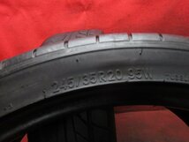 タイヤ 2本 245/35R20 NITTO NT 555 Extreme ZR バリ バリ山 溝アリ 送料無料★13731T_画像6