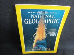 NATIONAL GEOGRAPHIC 1997.1 TASMAN SEA выгоревший на солнце участок иметь /HFP