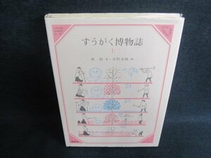 すうがく博物誌　上　森毅著　日焼け有/IAM