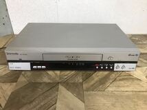 Ｙ 家電５★通電確認済★Panasonic NV-HV90B-S パナソニック SUPER DRIVE VHS ビデオデッキ 本体 部品取り ジャンク 現状_画像2