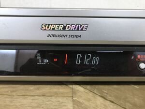 Ｙ 家電５★通電確認済★Panasonic NV-HV90B-S パナソニック SUPER DRIVE VHS ビデオデッキ 本体 部品取り ジャンク 現状