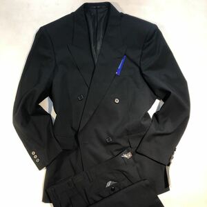 新品【高級礼服★サイズAB7 XL】4Bダブルフォーマルスーツ 高級本台場仕立てノーベンツ 背抜き 2タック アジャスター　メンズ冠婚葬祭