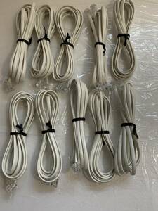  telephone machine code 2m*4 line for white 10 pcs set 