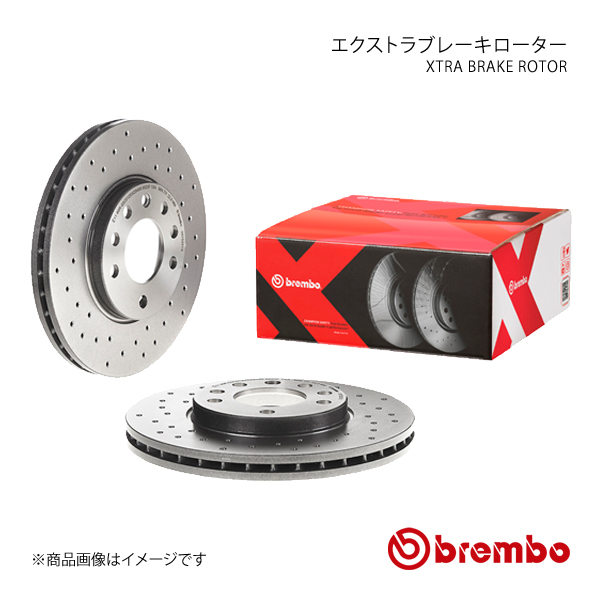 brembo ブレーキローター AUDI A6(C5/4B AVANT) 4BAPRF 99/9~01/11 エクストラブレーキディスク フロント 左右セット 09.8690.1X