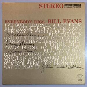 [廃盤 DG] BILL EVANS - EVERYBODY DIGS / RIVERSIDE / RLP1129 / Sam Jones / Philly Joe Jones