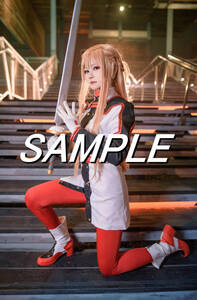 【CP-198　ソード・アート・オンライン　アスナ　08】L判写真10枚 海外コスプレ Cosplay photo 10sheets SAO Sword Art Online