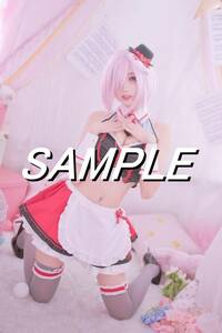 【CP-158　FGO　マシュ・キリエライト　08】　L判写真10枚 海外コスプレ Cosplay photo 10sheets Fate Grand Order