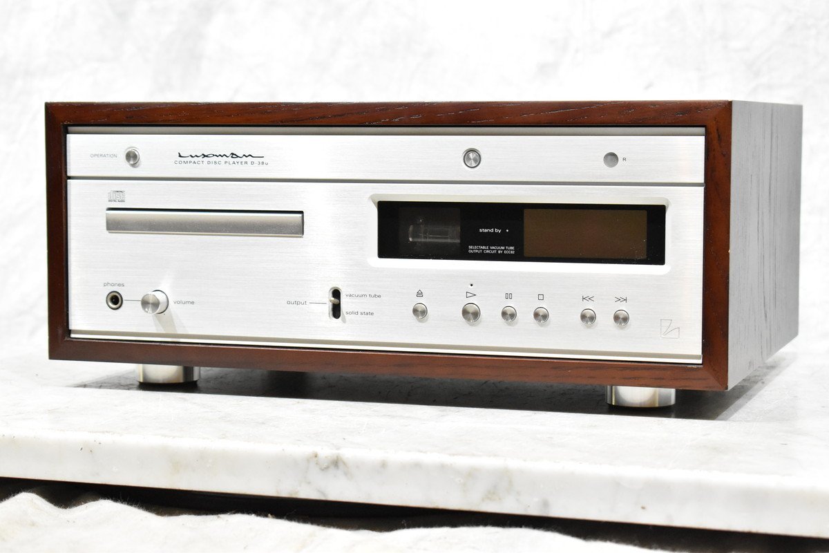 初回限定】 動確認済【LUXMAN D-38u】CDプレーヤー 真空管 純正