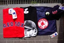 【奇跡の在庫品】松坂大輔応援パック新品ボストンレッドソックスmatsuzaka boston REDSOX ユニフォーム　Tシャツ　帽子 収納袋　サイズM_画像3