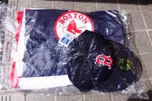 【奇跡の在庫品】松坂大輔応援パック新品ボストンレッドソックスmatsuzaka boston REDSOX ユニフォーム　Tシャツ　帽子 収納袋　サイズM_画像10