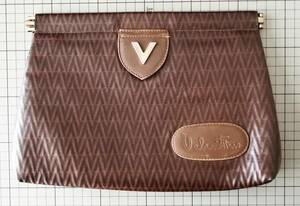  bag MARIO VALENTINO Mario Valentino second bag pouch Brown tea color 