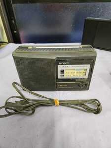 SONY ICF-28 AM radio FM radio portable radio Sony sound out has confirmed prompt decision 